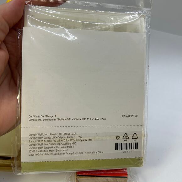 3 Christmas Craft Items Stampin Up Northern Flurry Quickutz Reindeer Stamp - Picture 6 of 8